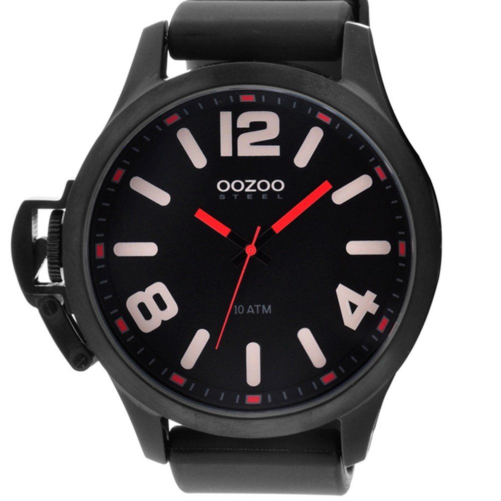 OOZOO STEEL XXL Black Rubber Strap OS373B