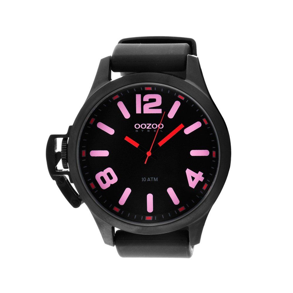 OOZOO STEEL XXL Black Rubber Strap OS377B