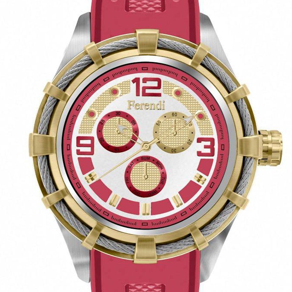 FERENDI OBSESSION Red Rubber Strap 1703-6