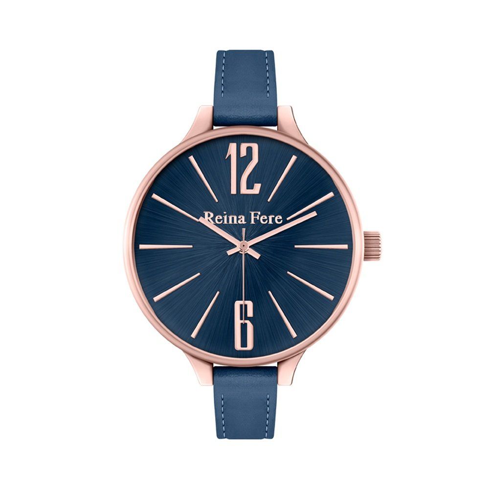 REINA FERE Blue Leather Strap 0712-4