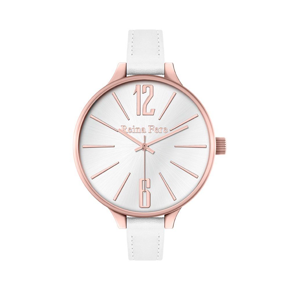 REINA FERE White Leather Strap 0712-5