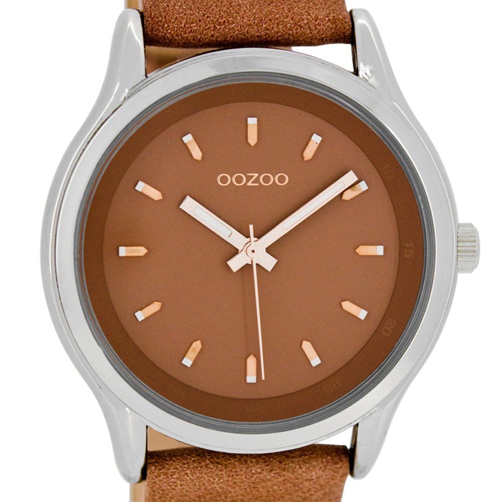 OOZOO Timepieces Brown Leather Strap C7437