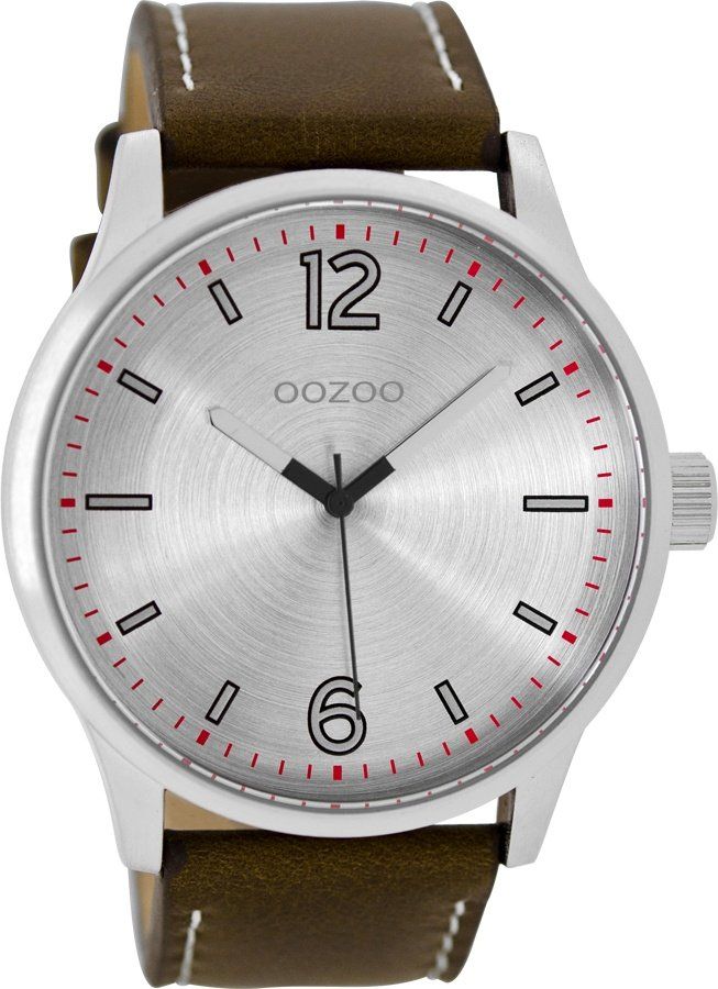 OOZOO Timepieces Brown Leather Strap C9048