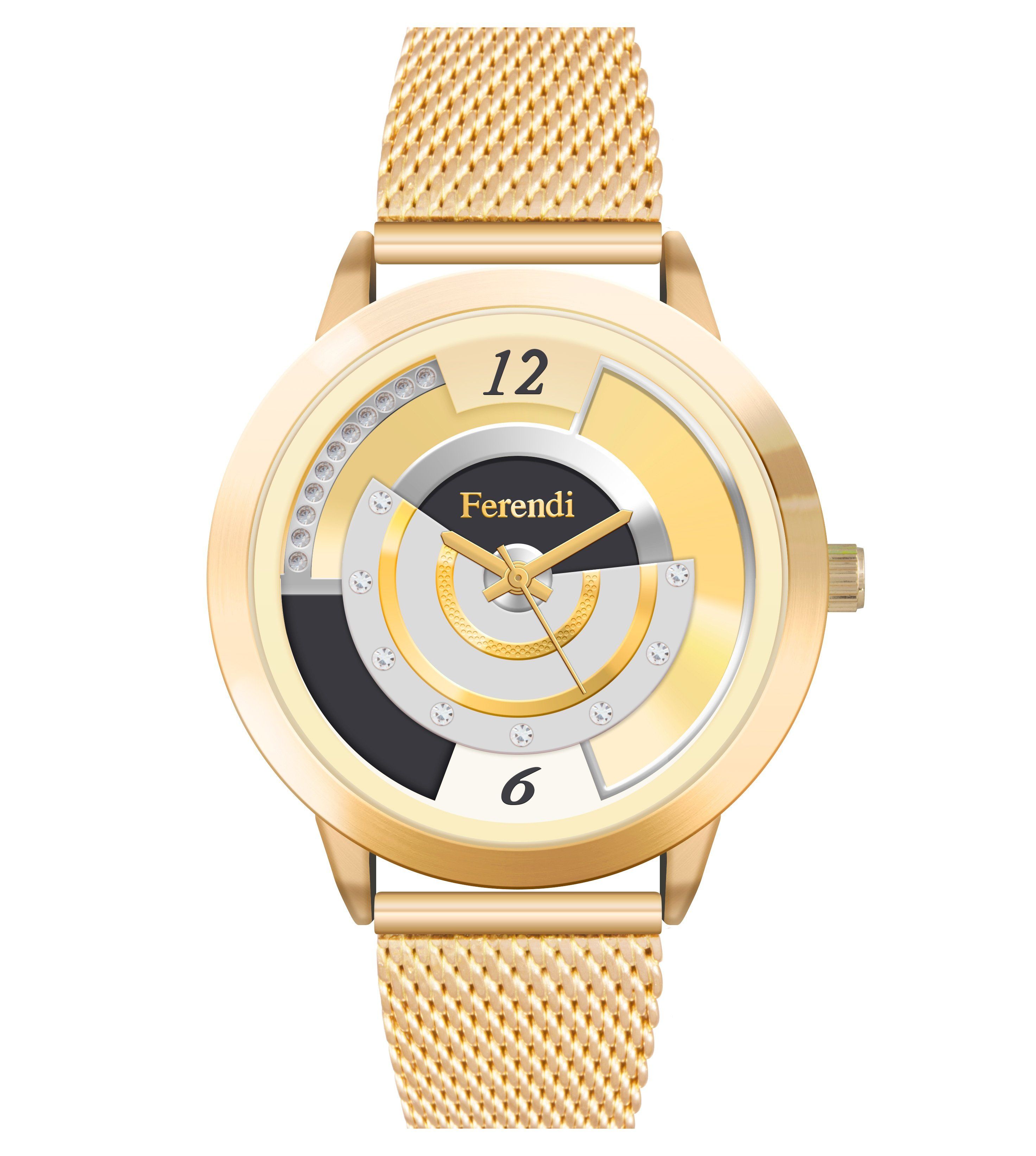 Ferendi Divine Gold Stainless Steel Strap 2332-5