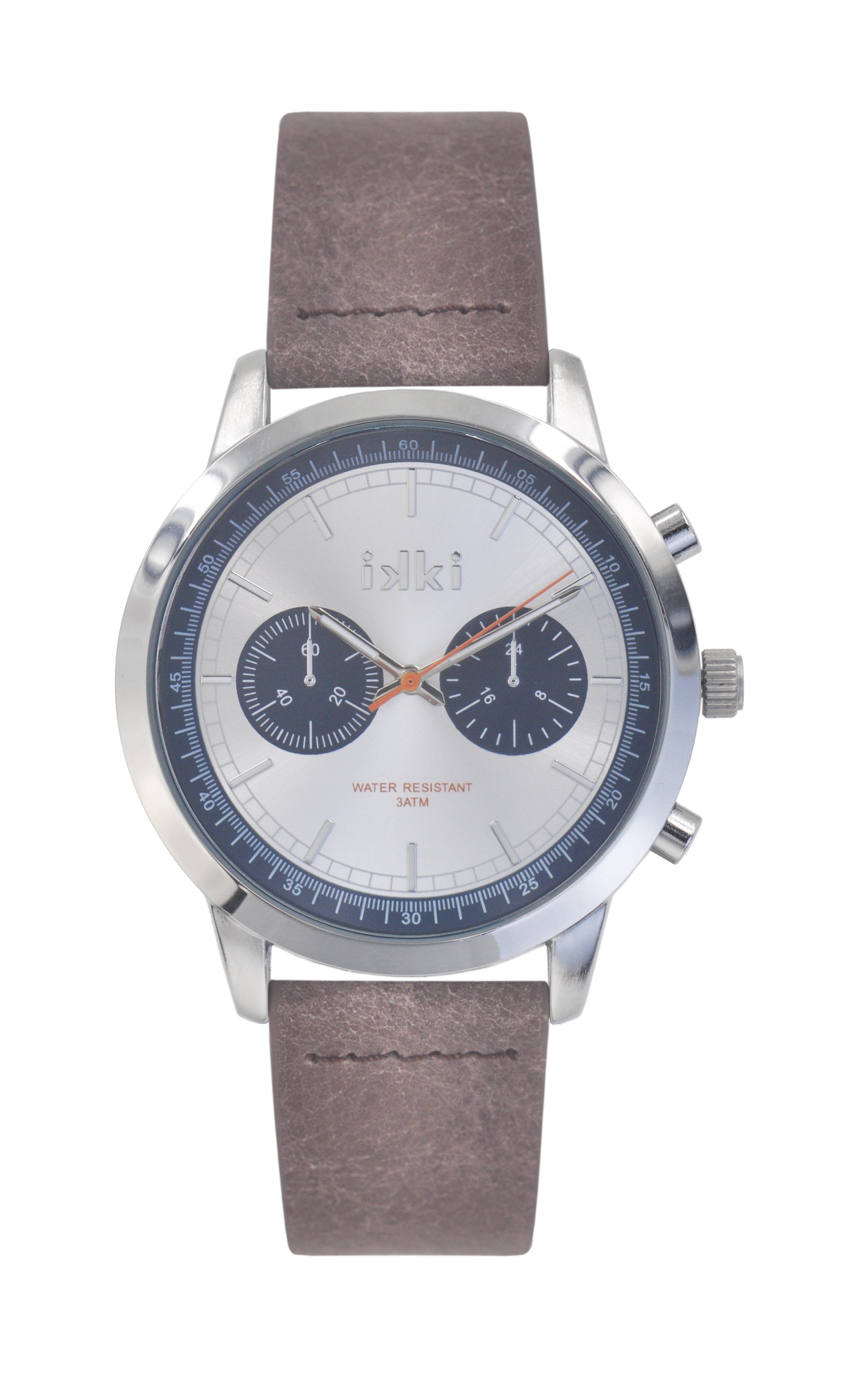 IKKI MARLON Brown Leather Strap MO07