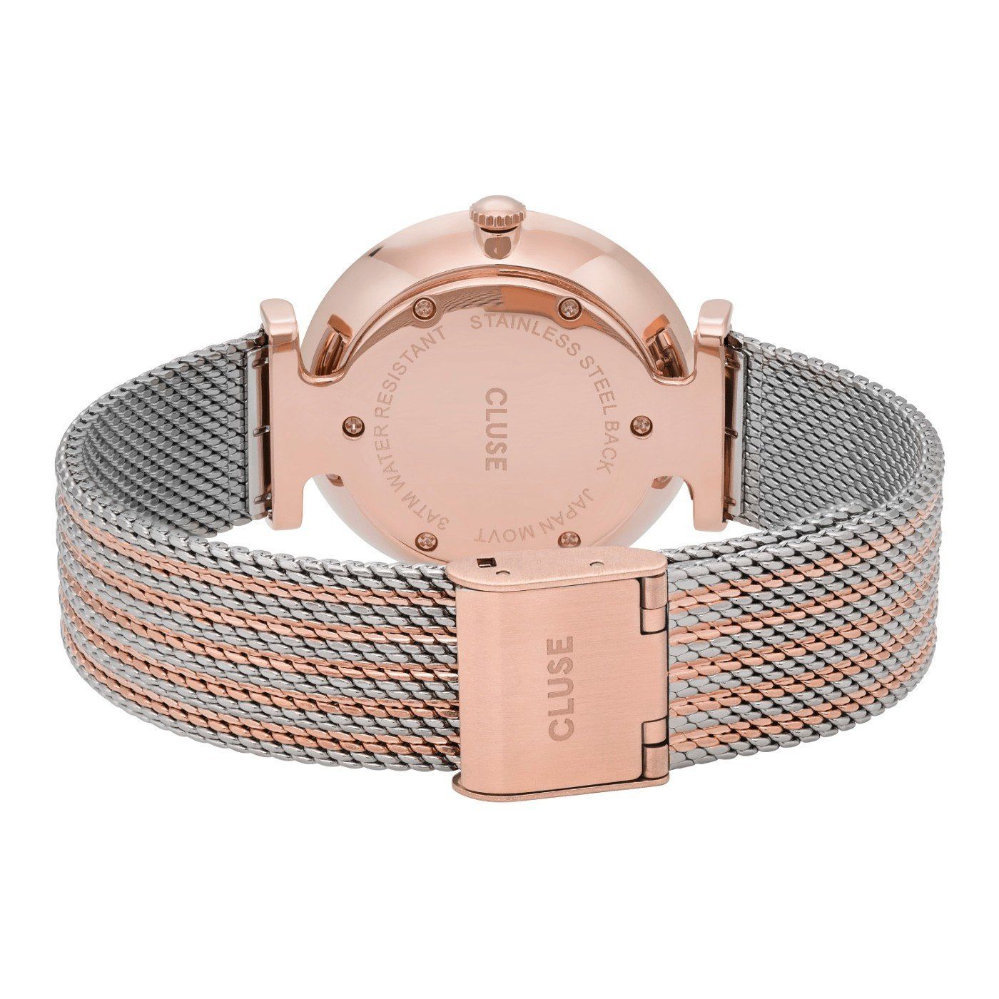 CLUSE Triomphe Rose Gold Bicolour Mesh CW0101208001