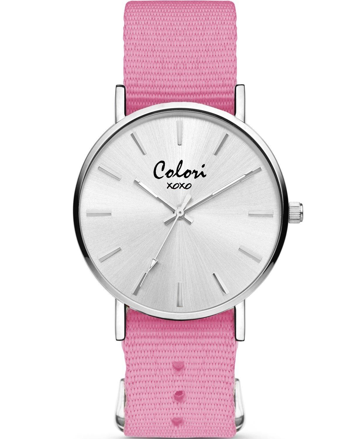 COLORI xoxo Pink Fabric Strap Set COL557