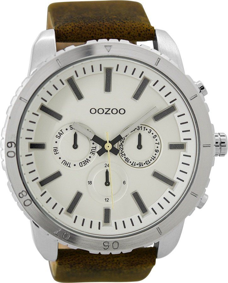 OOZOO Timepieces Brown Leather Strap C9445