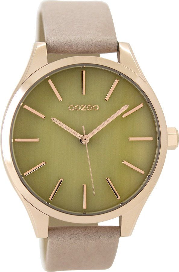OOZOO Timepieces Pink Leather Strap C9502