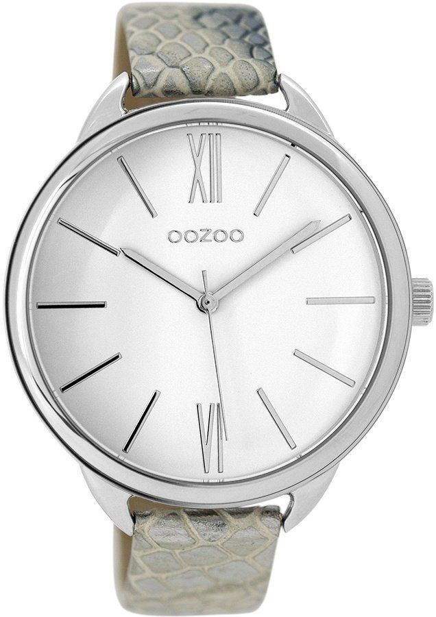 OOZOO Timepieces Light Blue Leather Strap C9511