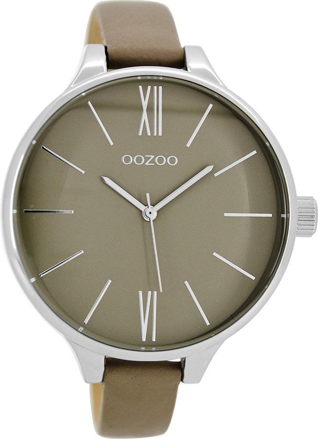 OOZOO Timepieces Brown Leather Strap C9543