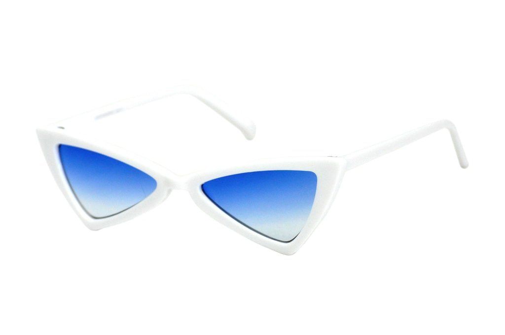 AMOR AMOR PLATON  Sunglasses White / Blue Lenses PL-WHBL