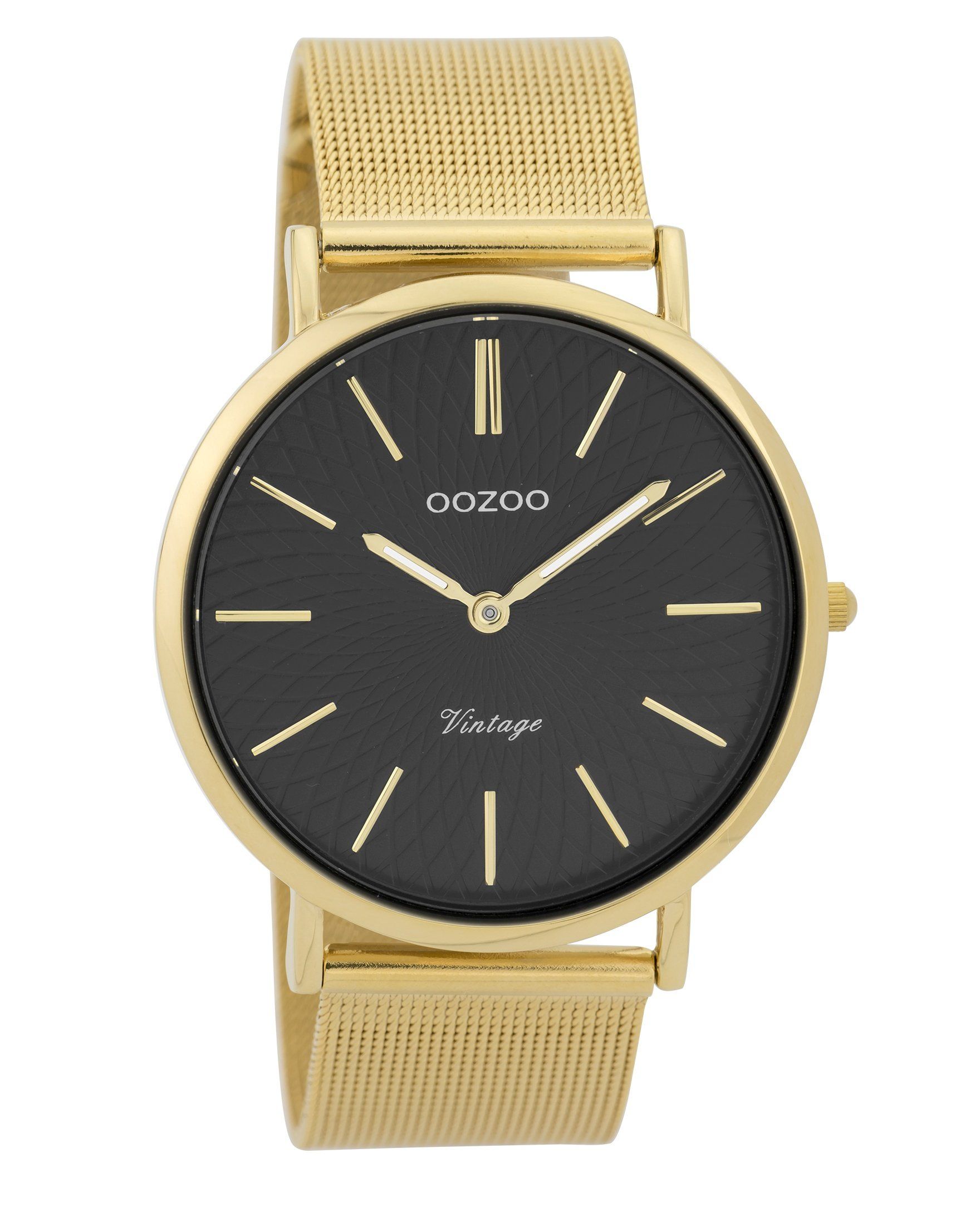 OOZOO Τimepieces Vintage Gold Metallic Bracelet C9348